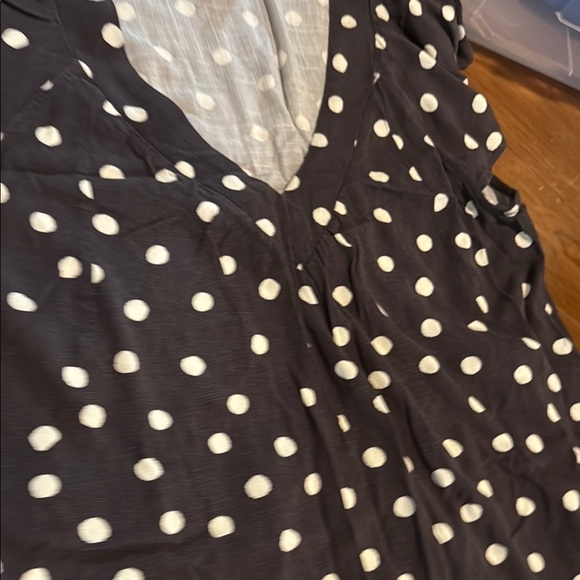 LuLaRoe Black and White Polka Dot Dress - Picture 8 of 15